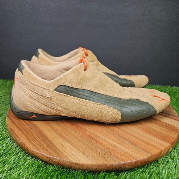 Vintage Puma Speedcat OG Shoes Mens 11.5 Brown Orange Suede Sneakers Preppy main image 4